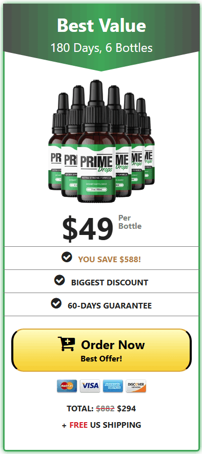 Buy Prime Drops 6 Bottle